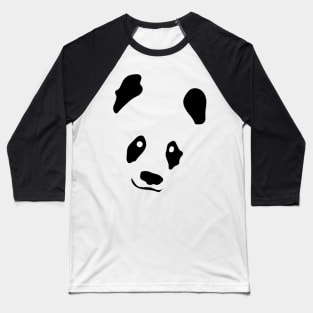 Minimalistic panda design Baseball T-Shirt